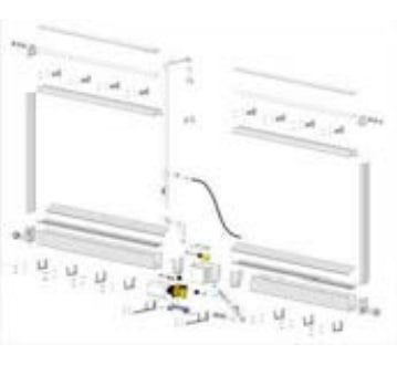 Система испарительного охлаждения кассетного типа Pad Cooling, 150 мм, длина 12 м